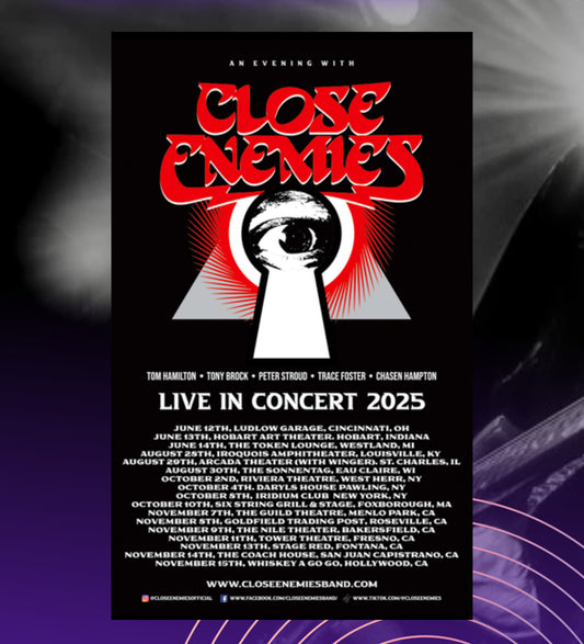 Close Enemies 2025 Tour Poster