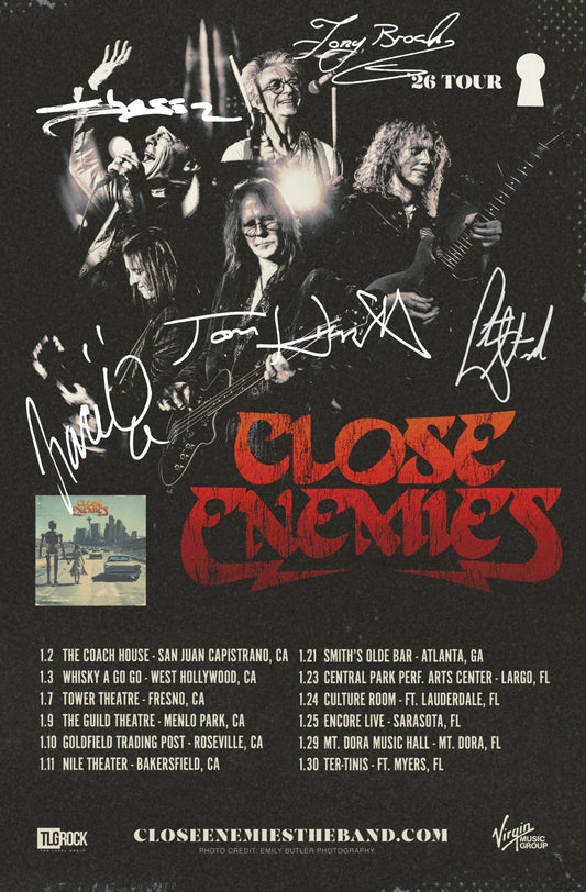 Close Enemies 2026 Tour Poster (Only 100 Made)